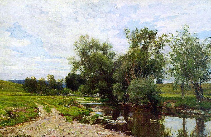 Hugh Bolton Jones On the Green River Germany oil painting art